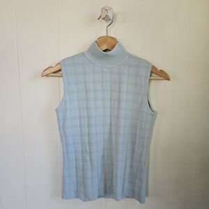 VINTAGE Petite Sophisticate Mockneck Tank